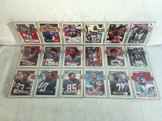 Lot of 18 Pcs Collector Vintage NFL Football Sport Trading Assorted Players & Cards -See Photos