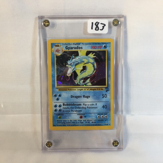 Collector Modern 1999-2000 Wizards Pokemon Trading Game Card - Stage1 Gyarados 100HP 7/130