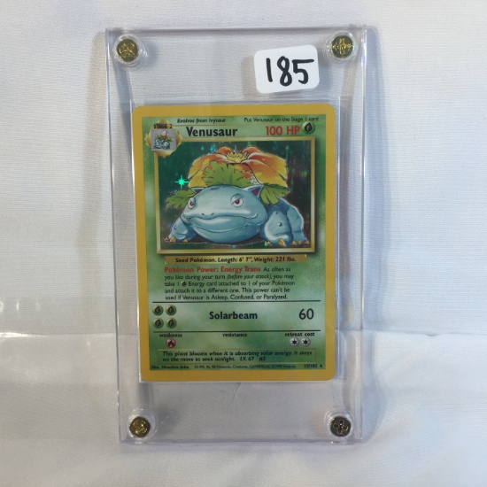 Collector Modern 1995,'96 '98 Nintendo Gamefreak Wizard Pokemon Trading Game Card Venasaur 100HP Car