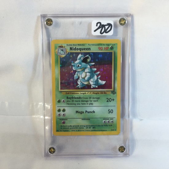 Collector Modern 1999 Wizards Pokemon Trading Game Card Stage2 Nidoqueen 90HP Pokemon Card 7/64