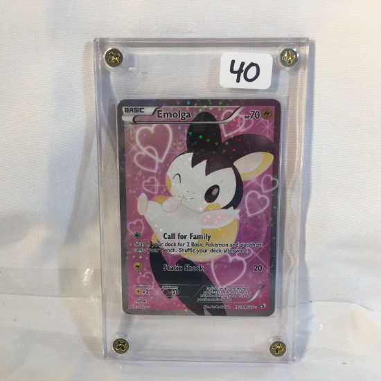 Collector Modern 2013 Pokemon Trading Game Card -Emolga HP70 Pokemon Game Card