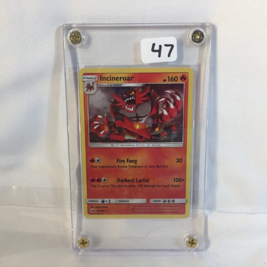 Collector Modern 2017 Pokemon Trading Game Card - Incineroar HP160 Pokemon Game Card 26/149