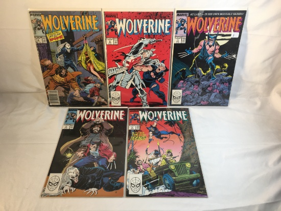 Lot of 5 Pcs Collector Vintage Marvel Comics Wolverine Comic Books No.1.2.4.5.6.