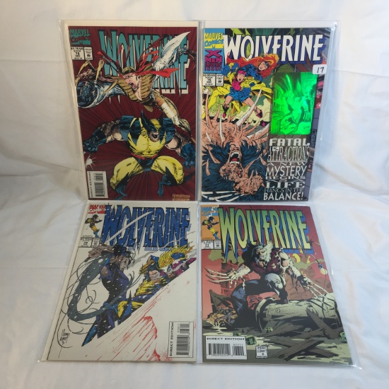 Lot of 4 Pcs Collector Modern Marvel Comics Wolverine Comic Books No.75.76.77.78.