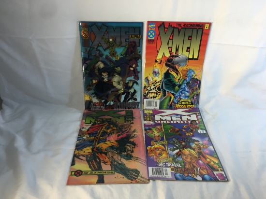 Lot of 4 Pcs Collector Modern Marvel Comics Assorted X-Men Comic Books
