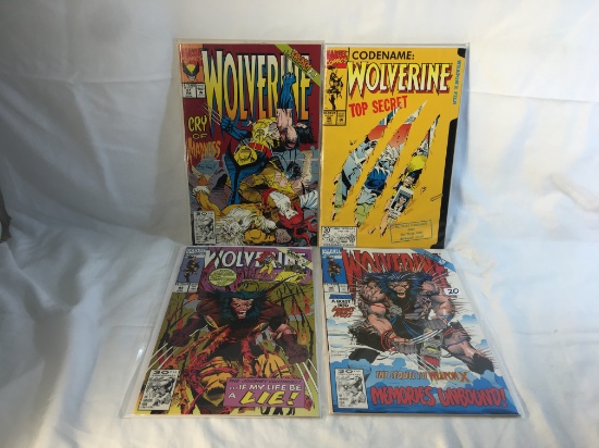 Lot of 4 Pcs Collector Modern Marvel Comics Wolveirne Comci Books No.48.49.50.51.