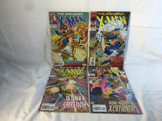 Lot of 4 Pcs Collector Modern Marvel Comics The uncanny X-Men Comic Books No.310.311.312.313.