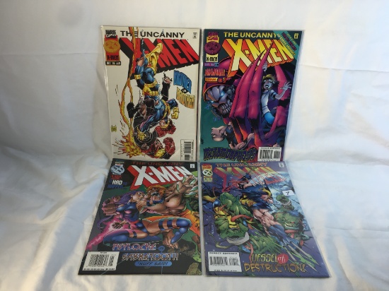 Lot of 4 Pcs Collector Modern Marvel Comics The uncanny X-Men Comic Books No.324.328.336.339.