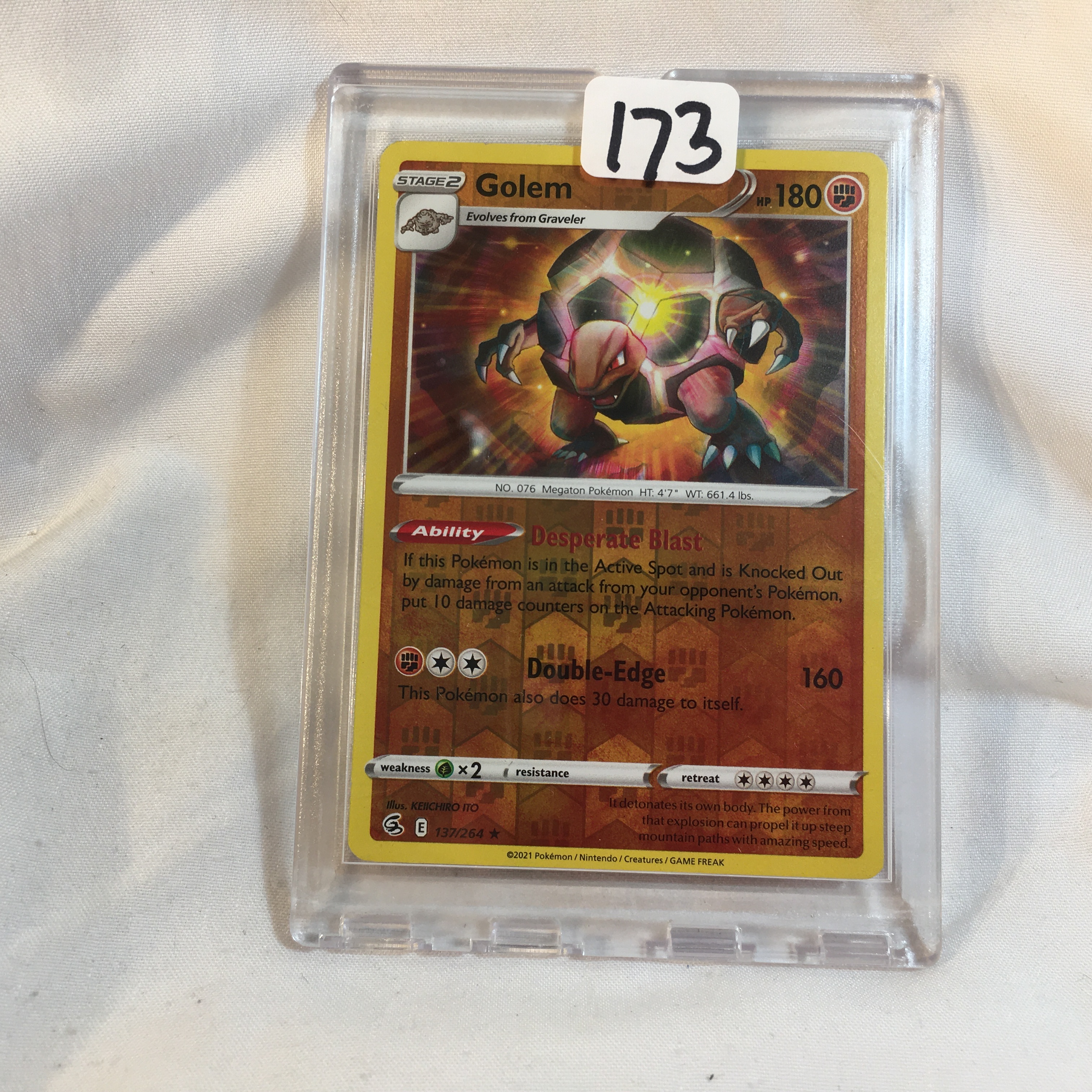 golem pokemon card value Amazon.com: Pokemon - Golem ex 189/165 - Pokemon 151 -Full Art - Ultra Rare