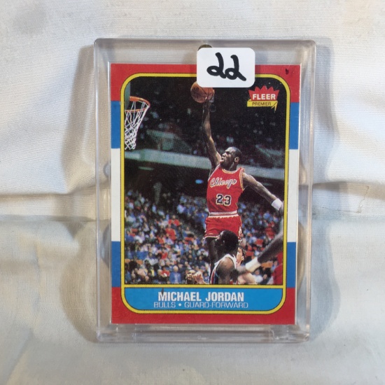 Collector Vintage 1986 Fleer Premier Michael Jordan 57 Of 132 NBA Sports Card