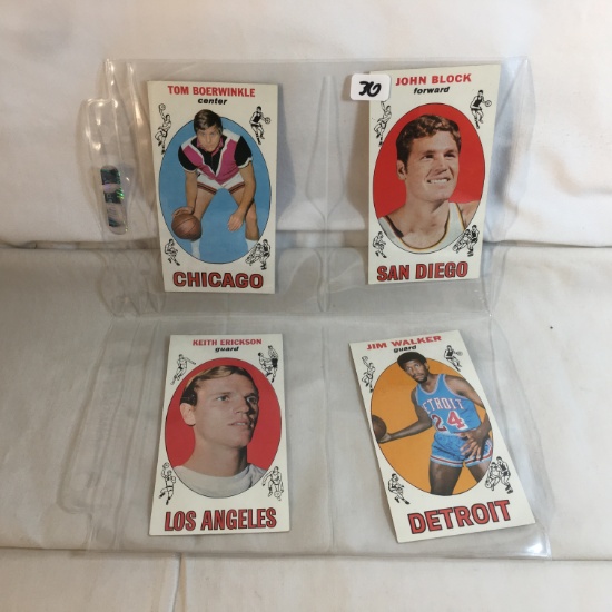 Lot of 4 Collector Vintage NBA Basketball Sports Trading Assorted Cards & Players  -  See Pictures