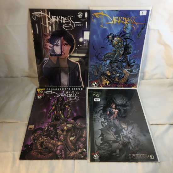 Lot Of 4 Collector Modern Top Cow The Darkness Comic Books No.0.1/2.
