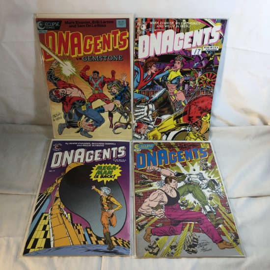 Lot of 4 Collector Modern Eclipse Comics DNAgents Comic Books No.14.15.16.17.