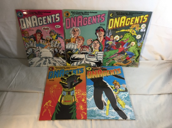 Lot of 5 Collector Modern Eclipse Comics DNAgents Comic Books No.19.20.21.22.23.