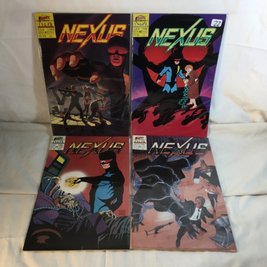 Lot of 4 Collector Modern First Comics Nexus Comic Books No.40.41.42.43.