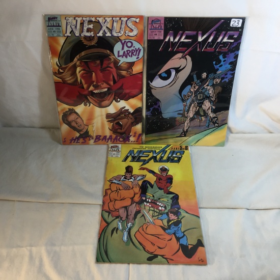 Lot of 3 Collector Modern First Comics Nexus Comic Books No.44.45.49.