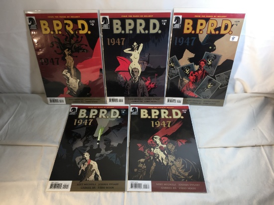 Lot of 5 Collector Modern Dark Horse Comics B.P.R.D 1947 Comic Books No.1.2.3.4.5.