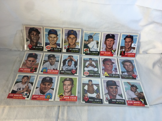 Lot of 18 Pcs Collector Modern Baseball Sport Trading Assorted Cards & Players - See Pictures