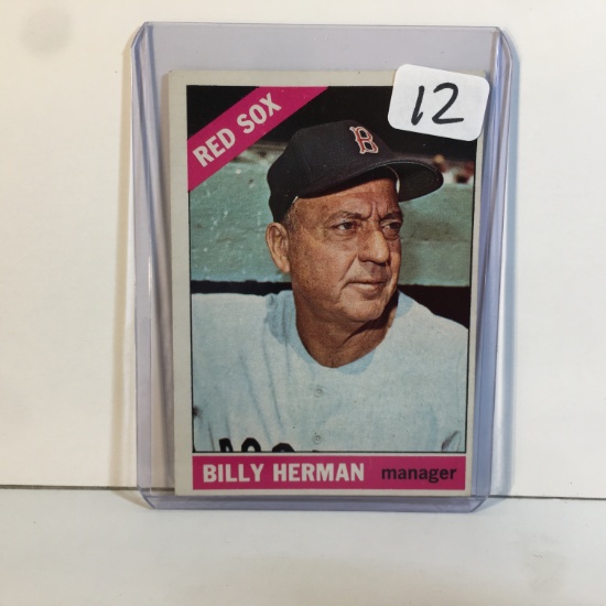Collector Vintage Topps Baseball Billy Herman #37 Baseball Sport Trading Card