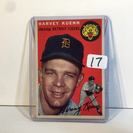 Collector Vintage Topps Baseball Sport Card Harvey Edward Kuenn Jr. Sport Card #25