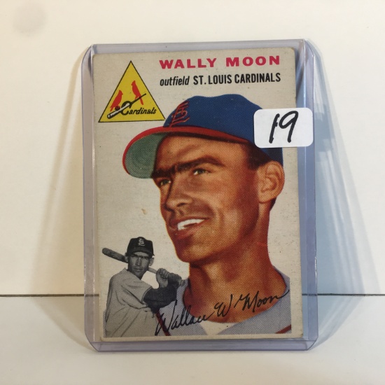 Collector Vintage Topps Baseball Sport Card Wallace Wade Moon #137 Sport Baseball Card
