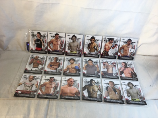 Lot of 18 Pcs Collector Modern 2010 MMA Leaf Trading Assorted Cards & Boxer - See Pictures