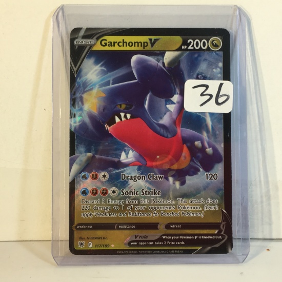 TCG  Pokemon/Nintendo/Creatures/Game Freak 2022 Basic Garchomp HP200 Game Card 117/189