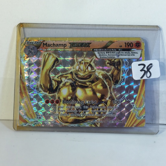 Collector Modern 2016 Pokemon TCG Break Machamp Break 60/108 Holo Trading Card