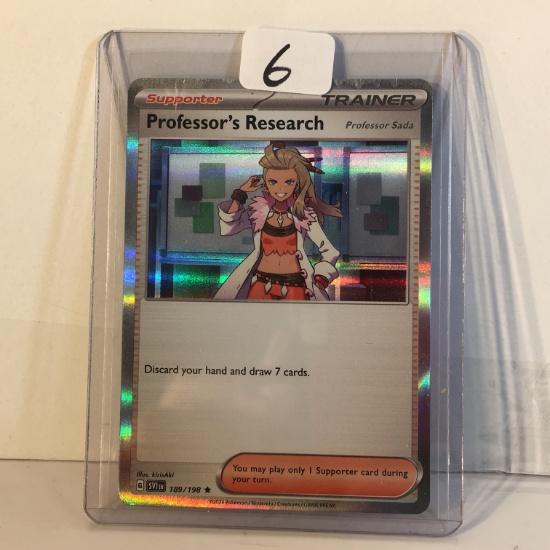 Pokemon/Nintendo/Creatures/Game Freak 2023 Supporter Professor's Research Trainer  Card 189/198