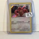 Collector Modern 2019 Pokemon TCG Basic Lickitung 16/18 Holo Trading Card