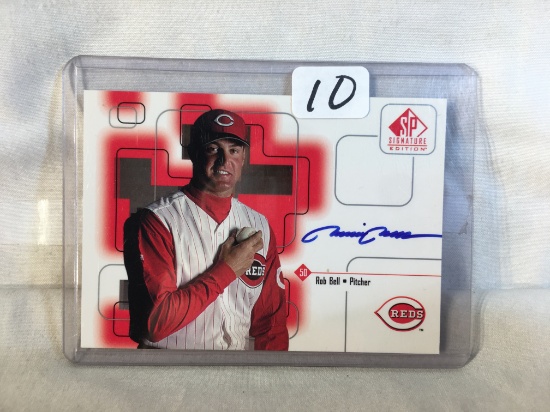 Collector 1999 SP Signature Edition Rob Bell Baseball Trading Card Signed