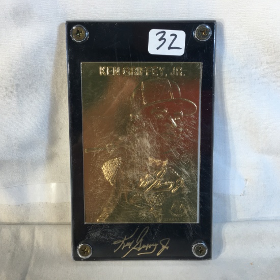 Collector Gold Performance 22 Karat Gold Ken Griffey JR #035559 Limited Edition Trading Card