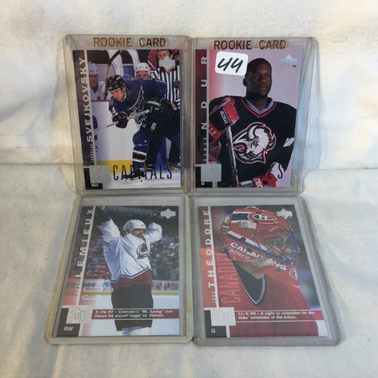 Lot of 4 Collector Modern Assorted Hockey Trading Cards  -  See Pictures