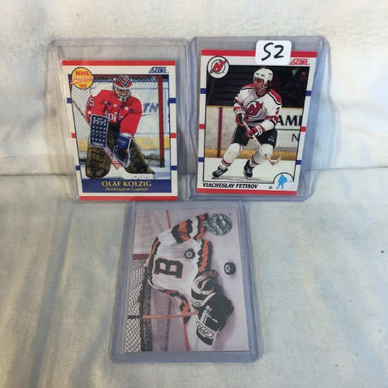 Lot of 3 Collector Modern Assorted Hockey Trading Cards  -  See Pictures