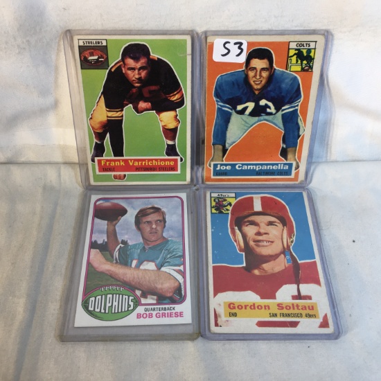 Lot of 4 Collector Vintage Assorted Hockey Trading Cards  -  See Pictures