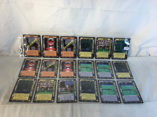 Lot of 18 Pcs Collector Upper Deck Gridiron Fantasy NFL Football Sport Trading Cards -See Pictures