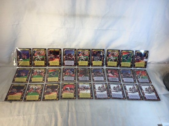 Lot of 27 Pcs Collector Upper Deck Gridiron Fantasy NFL Football Sport Trading Cards -See Pictures