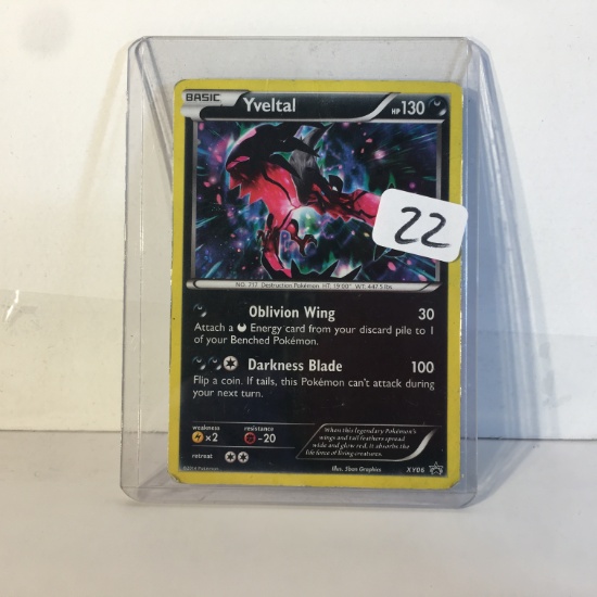 Collector Modern 2014 Pokemon TCG Basic Yveltal Hp130 No.717 Destruction Pokemon Card