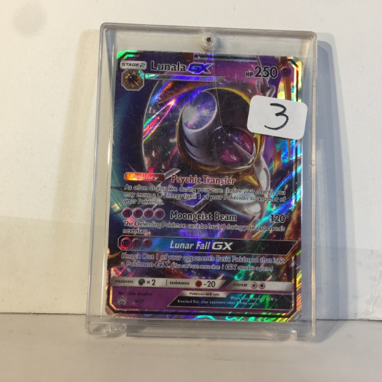Collector Modern 2016 Pokemon TCG Stage2 Lunala GX HP250 Holo SM17 Trading Game Card