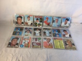 Lot of 18 Pcs Collector Vintage  MLB Baseball  Sport Trading Assorted Cards & Players - See Photos