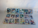 Lot of 18 Pcs Collector Vintage  MLB Baseball  Sport Trading Assorted Cards & Players - See Photos