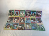 Lot of 18 Pcs Collector Vintage  MLB Baseball  Sport Trading Assorted Cards & Players - See Photos