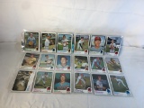Lot of 18 Pcs Collector Vintage  MLB Baseball  Sport Trading Assorted Cards & Players - See Photos