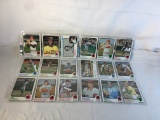 Lot of 18 Pcs Collector Vintage  MLB Baseball  Sport Trading Assorted Cards & Players - See Photos
