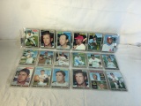 Lot of 18 Pcs Collector Vintage  MLB Baseball  Sport Trading Assorted Cards & Players - See Photos