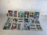 Lot of 18 Pcs Collector Vintage  MLB Baseball  Sport Trading Assorted Cards & Players - See Photos