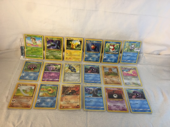 Lot of 18 Pcs Collector Pokemon TCG Assorted Trading Card Game - See Pictures