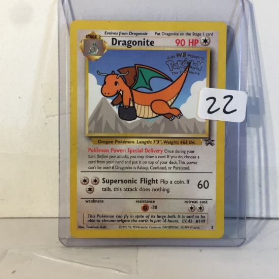 Collector 1999 Wizards Pokemon TCG Stage2 Dragonite 90HP Supersonic Flight Trading Card Game #149