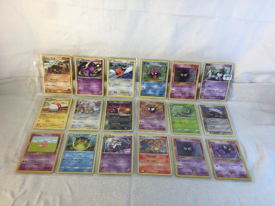 Lot of 18 Pcs Collector Pokemon TCG Assorted Trading Card Game - See Pictures