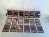 Lot of 18 Pcs Collector YU-Gi-Oh Assorted Trading Card Game - See Pictures